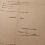 Σχολικός έλεγχος προόδου "École Secondaire et Supérieure des Jeunes Filles" ακαδημαϊκού έτους 1890-1891 - Image 3