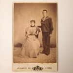 Χοντροχάρτονη φωτογραφία "Mr & Mme De Boè", τέλη 19ου έως αρχές 20ού αιώνα, Αθήνα