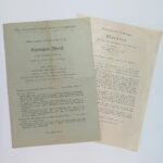 Προγράμματα εκκλησιαστικών συναυλιών, μέσα 20ού αιώνα, από τη Γερμανία (LOT 2 τεμαχίων)