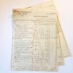 Xειρόγραφο έγγραφο προϋπολογισμού οικοδομικών εργασιών, 2-9-1961, Αθήνα