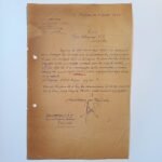 Γερμανική Κατοχή - Χειρόγραφη επιστολή του Ταμείου Εμπορικού Ναυτικού, Πάτρα, 3-5-1943