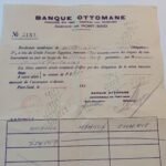 Προπολεμικό έγγραφο "Banque Ottomane" 23/2/1939, Αίγυπτος - Image 2