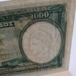 Χαρτονόμισμα περιόδου κατοχής των 1.000 δραχμών της Τράπεζας της Ελλάδος (1-1-1939) - Image 3