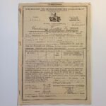 Γερμανικό πιστοποιητικό ασφάλισης μεταφοράς "Schlesische Feuerversicherungs-Gesellschaft" 17-1-1938