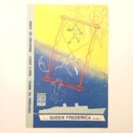 Μεταπολεμική περίοδος - Πρόγραμμα ημέρας δραστηριοτήτων "S.S. Queen Frederica" τέλη δεκαετίας '50