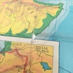 Σχολικός χάρτης "Γεωφυσικός Χάρτης Ασίας" μέσα 20ού αιώνα - Image 3