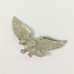 Μεταλλική καρφίτσα αετού με ανοιχτά φτερά, vintage