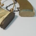 Μπαρουτοθήκες από κέρατο (kruthorn) (19ος αιώνας) LOT 2 τεμαχίων - Image 5