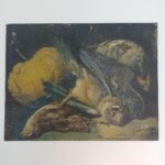 Επιζωγραφισμένες ελαιογραφίες σε hardboard "Νεκρή φύση με ψάρια- Abraham van Beyeren" και "Νεκρή φύση με κυνήγι- Franz von Lehnbach" (Συλλογή 2 τεμαχίων) - Image 3