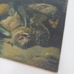 Επιζωγραφισμένες ελαιογραφίες σε hardboard "Νεκρή φύση με ψάρια- Abraham van Beyeren" και "Νεκρή φύση με κυνήγι- Franz von Lehnbach" (Συλλογή 2 τεμαχίων) - Image 6