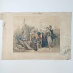 Φύλλο με 2 γκραβούρες "Ce qu'on voit et ce qu'on ne voit pas" και "Tour d'Hermance" (19ος αιώνας)