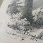 Φύλλο με 2 γκραβούρες "Ce qu'on voit et ce qu'on ne voit pas" και "Tour d'Hermance" (19ος αιώνας) - Image 11