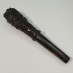 Παραδοσιακή πίπα καπνού "Chillum" με χειροποίητα σκαλίσματα - Image 4