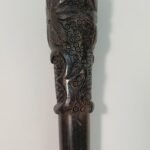 Παραδοσιακή πίπα καπνού "Chillum" με χειροποίητα σκαλίσματα - Image 3