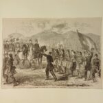 Γκραβούρα "Arrival of the King of the Greeks at Athens: His Majesty reviewing the National Guard" 28 Νοεμβρίου 1863 - Image 2