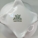 Σερβίτσιο τσαγιού "Karolina" Made in Poland, Φλοράλ με ασημένια διακόσμηση (Silver overlay) (μέσα 20ού αιώνα) (πλήρες σετ 15 τεμαχίων) - Image 6