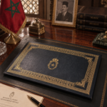 Κάλυμμα εγγράφων/ portfolio με τα διακριτικά της Βασιλικής Μαροκινής Χωροφυλακής (δεκαετίες 1970-1990) - Image 8