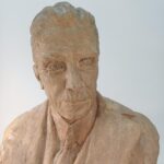 Χειροποίητο γύψινο εκμαγείο προτομή άνδρα, που φέρει υπογραφή "D. Heule" (αρχές 20ού αιώνα) - Image 3