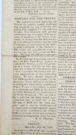 Ελληνική Επανάσταση 1821-Εφημερίδες Αμερικανικές για τα επαναστατικά γεγονότα σε Μωριά και Στερεά Ελλάδα (Συλλογή 10 εφημερίδων) - Image 9