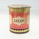 Τσίγκινο vintage κουτί ζάχαρης (μέσα 20ού αιώνα)