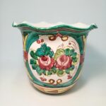 Ιταλικό πήλινο κασπώ Majolica (μέσα 20ού αιώνα)