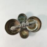 Βάση για λαδόξυδο/μπαχαρικά από επάργυρο αλπακά σε βικτωριανό στυλ - Image 2