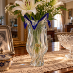 Χειροποίητο κρυστάλλινο βάζο Niké Bohemia Crystal (Τσεχία) (δεκαετίας 1990) - Image 8