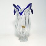 Χειροποίητο κρυστάλλινο βάζο Niké Bohemia Crystal (Τσεχία) (δεκαετίας 1990)