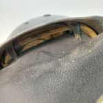 Γερμανικό κράνος Μ34, τύπου Stahlhelm, του Πυροσβεστικού σώματος με δερμάτινο προστατευτικό λαιμού (WWII) - Image 4
