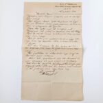 Χειρόγραφη επιστολή Έλληνα Αξιωματικού από τη Μέση Ανατολή (19 Οκτωβρίου 1943)