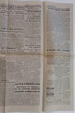 Εφημερίδα "ΑΣΥΡΜΑΤΟΣ" μονόφυλλη -23 Μαρτίου 1945 (Έτος 3ο- Αρ. Φύλ. 716) WWII - Image 4