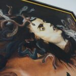 Πίνακας ελαιογραφία, αντίγραφο βασισμένο στο έργο "Το Κεφάλι της Μέδουσας" του Peter Paul Rubens (ανυπόγραφο, 2000) - Image 2