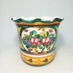 Ιταλικό πήλινο κασπώ Majolica (μέσα 20ού αιώνα)