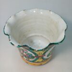 Ιταλικό πήλινο κασπώ Majolica (μέσα 20ού αιώνα) - Image 4